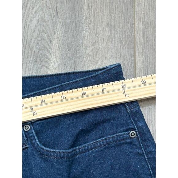 NYDJ Womens Sheri Slim Bootcut Jeans High Rise Denim Lift Tuck Tech Blue Size 18 - Picture 5 of 10